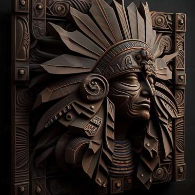 3D model aztec (STL)